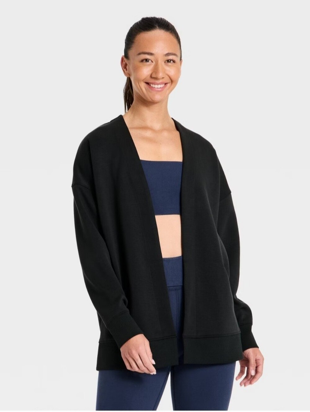Women's Airy Sleek Cardigan - All In Motion Black XS